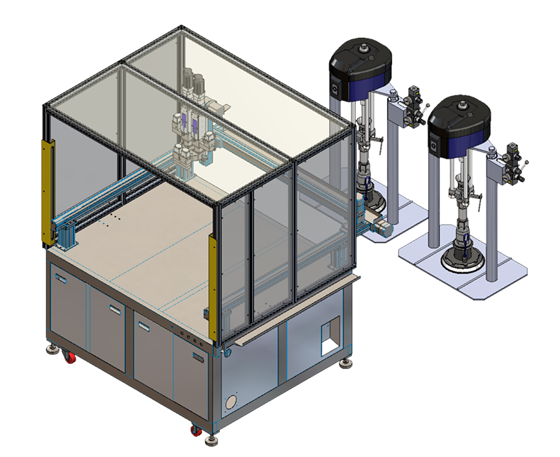 Floor-standing three-axis plat...